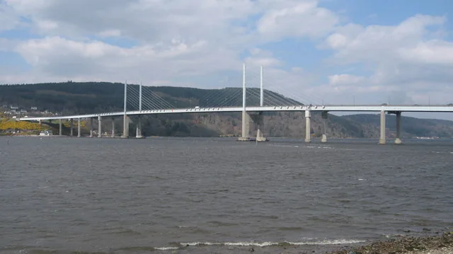 Kessock Bridge über dem Beauly Firth bei Inverness