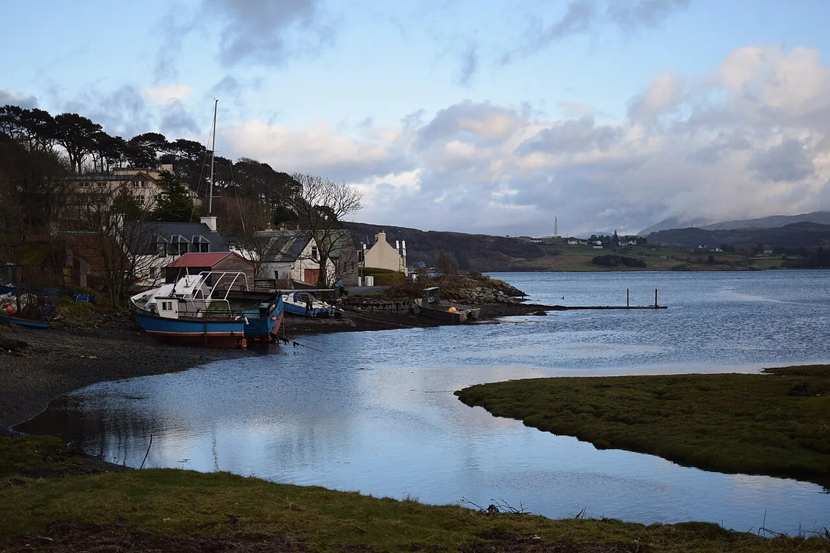 Hafen von Portree auf der Isle of Skye